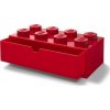 LEGO® stolní box 8 se zásuvkou červený LEGO40211730