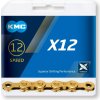 Reťaz KMC X12 Gold Ti-N, 12 Speed