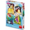 DINO Disney princezny 4x54 dielov