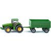 Siku Farmer 1953 Traktor John Deere s vlekem 1:50