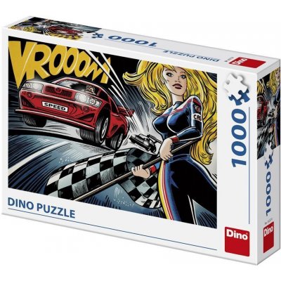 Dino toys POP ART - ZÁVODY 1000 Puzzle DN532724