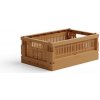 Skladacia prepravka mini Made Crate - toffee