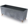 Prosperplast truhlík na nožičkách URBI CASE BETON EFFECT N 77cm Marengo