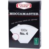 MOCCAMASTER papierové filtre veľkosť 4, 100ks