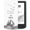 Armori Trimer T060, púzdro pre Pocketbook 629 Verse / 634 Verse Pro - magnetické zatváranie, AutoSleep, motív Time to Travel (Obal na čítačku Pocketbook 629 Verse / 634 Verse Pro - ARMORI TRIMER T060,