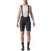 Castelli Espresso W DT bibshort, Black Veľkosť: XL Dámske krátke nohavice s trakmi