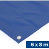 Univerzálna krycí plachta s očkami, PVC, 500 g/m2, 6 x 8 m