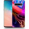 Picasee silikónový čierny obal pre Samsung Galaxy S10 G973 - Electric