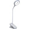 Livefy Reading LED lampa s klipom + kábel USB-C, biela