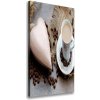 Vertikálny foto obraz canvas Káva a srdce 50x100 cm