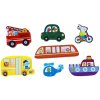 2Kids Toys Drevené puzzle Dopravné prostriedky prepojiteľné