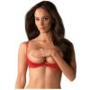 Nezbedná podprsenka Lovica half-bra - Obsessive