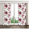 Panelový záves s kvetmi pivónií Šírka: 75 cm | Dĺžka: 250 cm