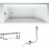 Laufen Pro Pack akrylátová vaňa 160 x 70cm + sifón + nohy