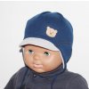 chlapčenská čiapka ŠAŇO Rebro Blue
