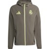 Bunda s kapucňou adidas Real Madrid Tiro25 Competition Vis Tech Travel Jacket 2025/26 jv5322 Veľkosť S