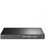tp-link TL-SL1218MP, 16-Port 10/100Mbps PoE+ Switch, 16 10/100Mbps RJ45 Ports, 2 Gigabit RJ45 Ports, 2 Combo SFP Slots,