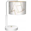 Milagro | Stolná lampa ZIGGY 1xE27/60W/230V biela/zlatá | MI1563