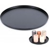 Kovová čierna podložka pod sviečky a dekorácie 30 cm