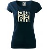 Tachometer 60 - Dámske tričko Pure - M ( Tmavomodrá (veľmi tmavá - skoro čierna) )