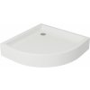 CERSANIT - Sprchová vanička TAKO 80x16, štvrťkruh, BUILT-IN-PANEL CW S204-003