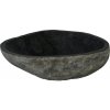 Umývadlo na dosku Riverstone M žula prírodný kameň sivá 40x40x15 cm