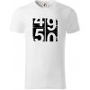 Tachometer 50 - Tričko z organickej bavlny - 2XL ( Biela )