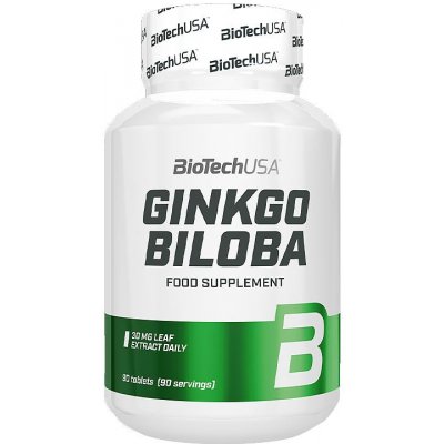 BioTech USA Ginkgo Biloba 90 kapsul