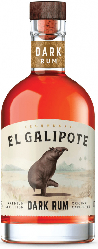 El Galipote Dark Rum 40% 0,7 l (čistá fľaša)