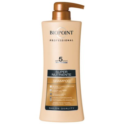 Biopoint Super Nutriente šampon pro suché a křehké vlasy 400 ml