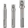 Extol Premium adaptér pre nástrčné hlavice, 3ks, SDS+ na 1/4