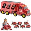 HASIČSKÁ SÚPRAVA 7 v 1 - AUTO HRAČKA SO ZVUKOM A SVETLOM