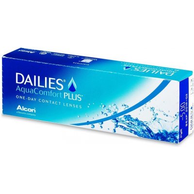 Alcon Dailies AquaComfort Plus (30 šošoviek) Dioptrie: -11.50, Zakrivenie: 8.70, Priemer: 14.00