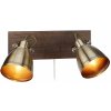 Markslojd NATIVE Wall 2L Brown/Antique 108214