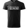 Sablio Tričko s potlačou Fortnite - čierne M