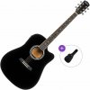 Pasadena PDC-10E Basic SET Black Elektroakustická gitara Dreadnought