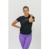 Nebbia FIT Activewear funkčné tričko s krátkym rukávom 440 - BLACK - XS