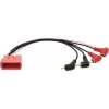 Adaptér ISO na Mini ISO 4xRCA pre Audi/VW/Škoda