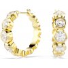 Swarovski Módne pozlátené náušnice kruhy Imber 5711483