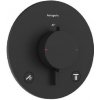 Hansgrohe Ecostat Comfort S - Termostatická batéria pod omietku, na 2 spotrebiče, matná čierna 33715670