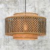 GOOD & MOJO Bhutan závesná lampa z bambusu Ø 50 cm - BHUTAN/H/5030/BN
