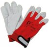 Rukavice pracovné TECHNIK, červeno-biele, vel.11 (CXS)