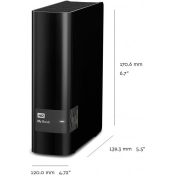 WD My Book 6TB, 3.5", USB3.0, WDBBGB0060HBK-EESN