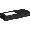 Kompaktná doska pod umývadlo s umývadlom Intedoor TRENTA Compact čierna x 90 cm až 160 cm x 50 cm S výrezom
