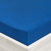 Jersey napínacie prestieradlo JR-016 Modré 160 x 200 - výška 20 cm