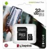 Kingston Canvas Select Plus micro SDHC 32GB UHS-I 100 MB/s Class 10 + adaptér