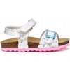 Geox detské sandále z ekologickej kože, biela farba veľkosť 24