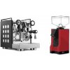 Rocket Espresso Appartamento, black/white + Eureka Mignon Silenzio, BL ferrari red