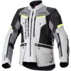 ALPINESTARS bunda BOGOTA PRE DRYSTAR šedá/tmavo šedá/čierna/žltá fluo 2024 - XL