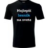 Čierne tričko najlepší lesník na svete - darček pre mužov poľovníkov XL